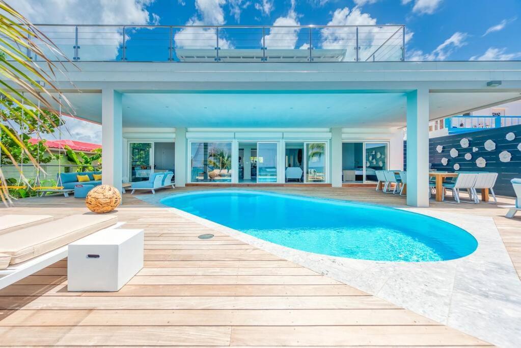 Surfsong Villa- Luxury Water Front Villa For 12 Maho المظهر الخارجي الصورة